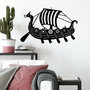 Wallity Viking Accesorio de Pared de Metal Negro